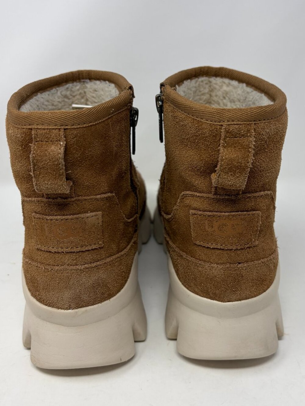 UGG women's Palomar boots 8 low waterproof suede brown - Picture 4 of 9